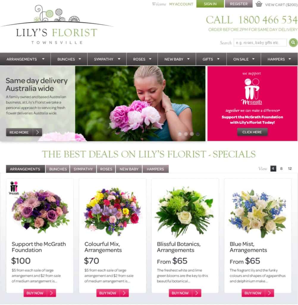 Beautiful flower arrangements from Lily's Florist Townsville for all occasions.