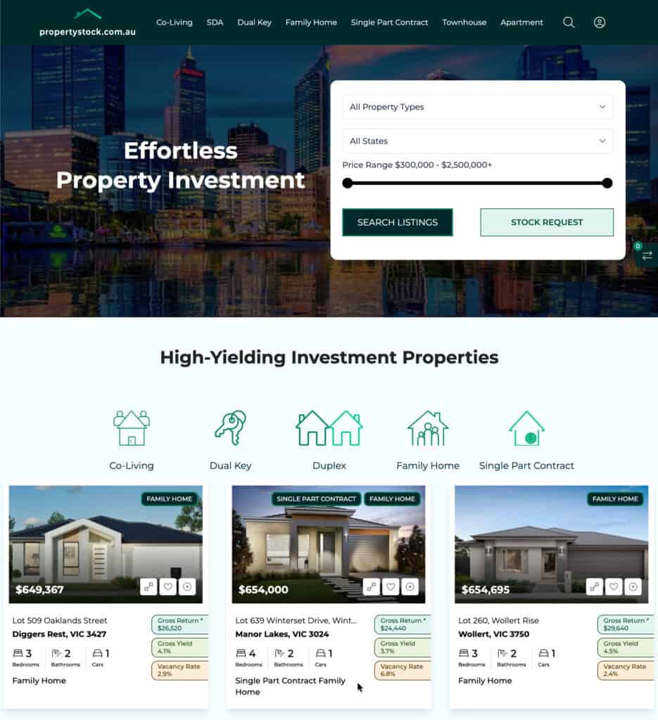 Property Stock WebManage