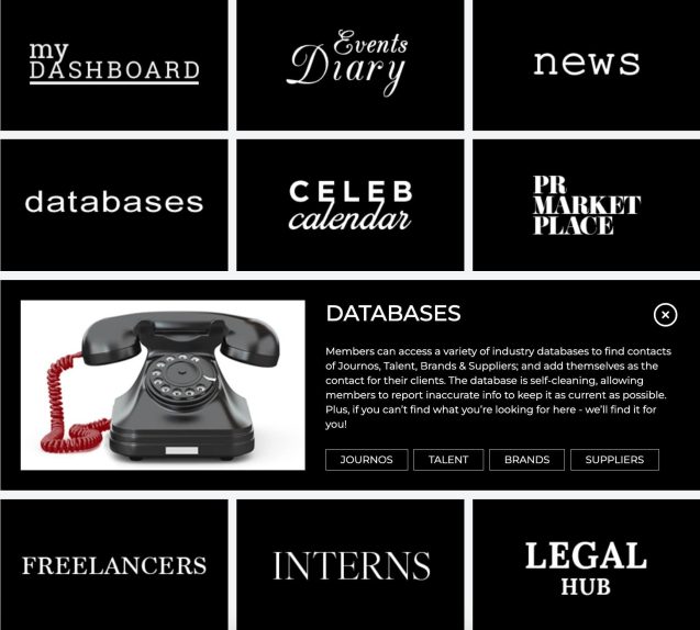 Screenshot of Webmanage platform showcasing dashboards and databases.